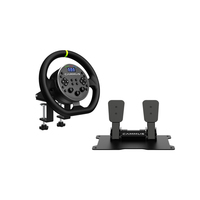 Volante de Carreras CAMMUS C5 Direct Drive 5nm con Base de Aluminio Antirrobo, Pedales para Simulador de Carreras de PC, Simulador de Carreras de Coches F1