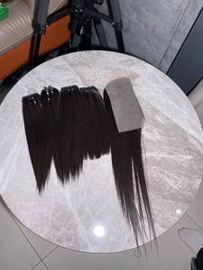 ผมตรงเวียดนามแบบเป็นมัด พร้อมเชือกผูกผม HD Lace Closure ขนาด 5x5 สีดำธรรมชาติ ผมต่อแท้ 100% - Product Image 4