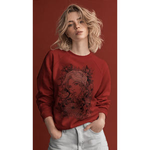 Sweat-shirts à capuche OEM pour femmes, style streetwear hiver, épaules tombantes, 550 GSM, poids lourd - Product Image 2