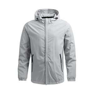 Bulk Custom Design Fitness Apparel Outdoor Training Windproof Water Repellent Running Wear 2 Piece <b>Set</b> Low MOQ Gym Windbreaker - Product Image 2