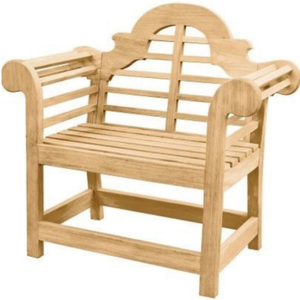 Sturdy Teak Wood Eco-Friendly Modern Outdoor Garden <b>Bench</b> with Backrest (2-Seater) for Patios Parks Hotels & Home Gardens - Product Image 3