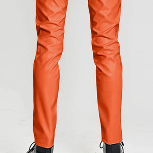 กางเกงหนังผู้ชายขายดี ผลิตจากโรงงาน เอวสูง น้ำหนักเบา ขายส่ง คุณภาพสูง ระบายอากาศได้ดี กันน้ำ - Product Image 6