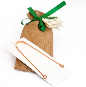 HealthAndYoga qSwipe Lite Copper Tongue Cleaner U Shaped Tongue Scraper with Non Slip Grip for Daily Oral - Product Image 4