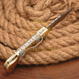 Best Selling Damascus Steel Hunting <b>Knife</b> Full Tang <b>Bone</b> <b>Handle</b> Bushcraft Survival <b>Knife</b> - Product Image 4