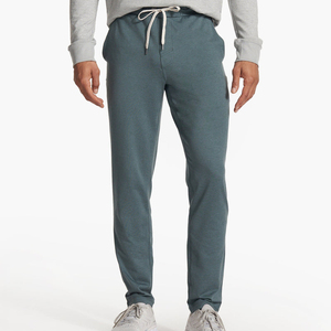 Pantalon en toile délavée classique pour homme, décontracté, sportif, coupe large, jogging, logo personnalisé, coton - Product Image 1