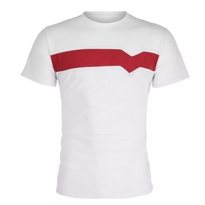 Customizable OEM Men's Summer Casual Solid Polyester/Cotton Breathable <b>Knitted</b> Fabric Digital Printing Short Sleeve T-Shirt <b>Set</b> - Product Image 2
