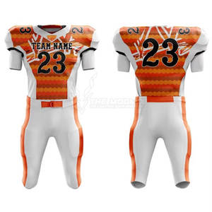 Conjunto de Uniforme de Fútbol Americano con Estampado de Corazón Morado Personalizado, Jersey y Pantalones con Impresión por Transferencia de Calor, 100% Poliéster Transpirable, OEM - Product Image 4