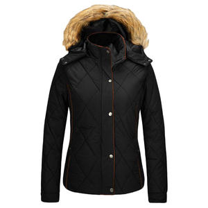 Chaqueta Acolchada Impermeable para Mujer, con Capucha, para Invierno y Verano, de Tela Cómoda, Talla Grande - Product Image 1