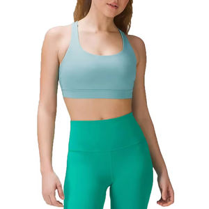 Sujetador Deportivo Sin Costuras para Mujer, de Alto Impacto, Cobertura Total, Transpirable, que Absorbe la Humedad, Estilo Racerback, para Entrenamiento - Product Image 4