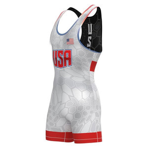 ชุดนักมวยปล้ำมืออาชีพสำหรับผู้ชาย น้ำหนักเบา ระบายอากาศได้ดี ยืดหยุ่นได้ เหมาะสำหรับการฝึกซ้อม การแข่งขัน และการแข่งขันแบบทัวร์นาเมนต์ - Product Image 4