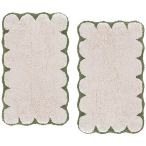 Customised Modern Super Absorbent Eco-Friendly Cotton Tufted Bathmat with Reversible Design for Double Use Luxury Style - Product Image 2