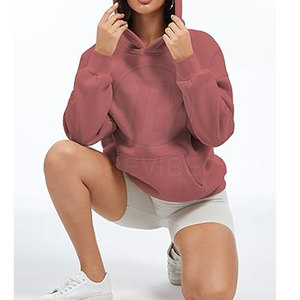 Sudaderas con Capucha Extra Grandes para Mujer, Cómodas, Disponibles en Stock, Transpirables, Ecológicas, con Logotipo Personalizable en la Parte Delantera, 100% Algodón - Product Image 5