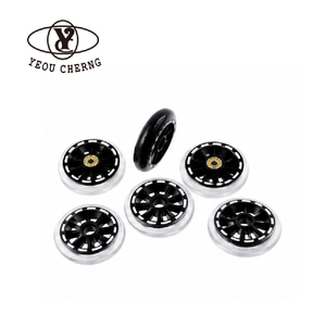 Roues en PU 110x24mm 78A pour déambulateurs haut de gamme, aides à la marche pour personnes âgées, roues de remplacement, absorption des chocs, roulettes silencieuses - Product Image 5