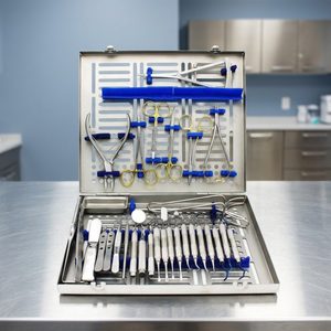 Juego de Instrumentos Quirúrgicos de Acero Inoxidable de 33 Piezas, Kit de Herramientas Manuales para Cirugía General, Certificado CE ISO13485 Clase I, Fabricado por ZUOL - Product Image 1