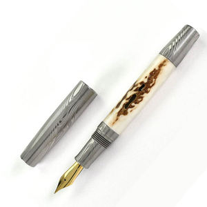 Exclusivo bolígrafo de acero de Damasco, instrumento de escritura ejecutivo para regalo y uso en la oficina, bolígrafo de escritura de lujo de acero de Damasco - Product Image 3