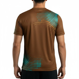 Men Custom Printed Sports T <b>Shirt</b> Breathable Gym Wear Soccer Training Jersey Style Athletic T <b>Shirt</b> Maker - Product Image 3