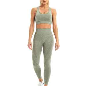 Conjunto de Yoga Profesional para Mujer, Transpirable, de Secado Rápido, Servicio OEM - Product Image 3