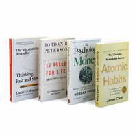 Novelas: 12 Reglas para la Vida, La Psicología del Dinero, Padre Rico, Padre Pobre, Hábitos Atómicos (Libro de Bolsillo)