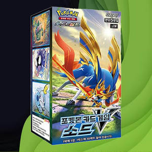 Caja de Sobres de Cartas Coleccionables de Pokémon Sword v, Edición Coreana, Personajes de Anime, Cartas Coleccionables de Pokémon, Colección en Venta - Product Image 1