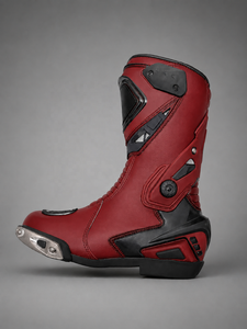 Botas de Motociclismo de Cuero Genuino Negras Impermeables hasta Media Pantorrilla, Botas de Turismo Deportivas para Adultos Antideslizantes para Todas las Estaciones - Product Image 3