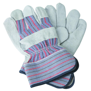 Guantes de Seguridad de Cuero 707, Textura de Grano Completo, Resistentes a la Abrasión, Antideslizantes, Guantes de Trabajo de Uso General, Puño Recto - Product Image 1