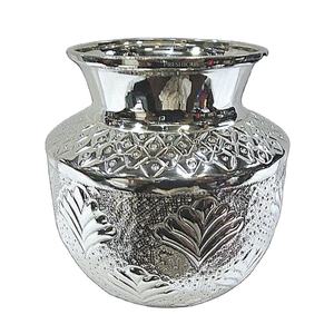 Kalash traditionnel indien en aluminium pour les fonctions religieuses de Pooja, les fonctions du temple et l'utilisation cérémonielle festive, décoration de la maison - Product Image 1