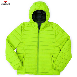 High Quality Puffer Jacket Canvas <b>Fabric</b> <b>Waterproof</b> Breathable Hooded Stand Collar Front Winter Manufactured Pakistan Wholesale - Product Image 5
