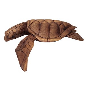 Juego de Esculturas Marinas de Madera de Teca Hechas a Mano - Diseño Tradicional Ecológico y Duradero de 24-32 cm - Decoración para el Hogar - Venta al por Mayor B2B - Product Image 1