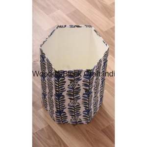 Poubelle décorative en carton fait main pour bureau et salle d'étude, avec impression à la main, poubelle de recyclage pour cuisine, décoration intérieure - Product Image 4