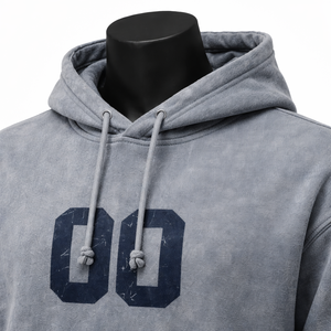 Survêtement Premium en molleton délavé à l'acide avec logo personnalisé pour la mode hivernale - Product Image 5