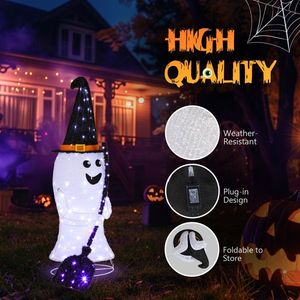 4ft Ghost 100LED Lighted Outdoor Halloween Decorations Premium Halloween Decoration for Festive Spooky Ambience - Product Image 4