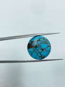 Pierre précieuse naturelle de turquoise de haute qualité pour la fabrication de bijoux, 20 mm, ronde, élégante, pour bague de mariée, provenant d'un fabricant indien, au prix de gros - Product Image 2