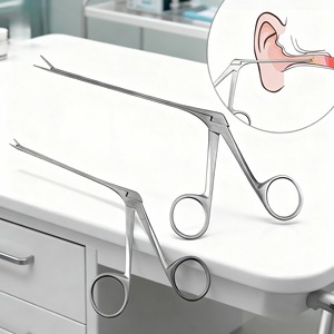 Nuevo Set de Instrumentos Veterinarios: Pinzas Manuales de Clase I para Limpieza de Oídos y Nariz, Endoscopio, Extractor de Cera, Pinzas Cortas - Product Image 6