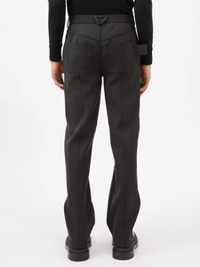 Custom Made New Fashion Men's Front Zipped <b>Wool</b> Twill Suit <b>Pants</b> High Quality Casual Trousers - Product Image 2
