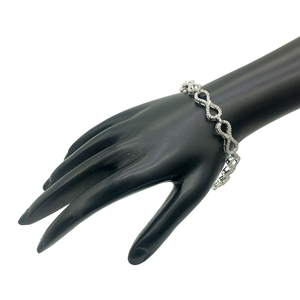 2.60 Cttw Natural White Round Cut Diamonds Prong <b>Set</b> Tennis Bracelet 925 Sterling Silver 7 Inch for Women - Product Image 3