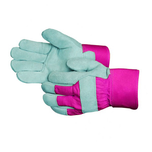 Top Ranked Cowhide Split Leather Working Gloves Heavy Duty Abrasion Resistant Soft & <b>Comfortable</b> Construction Rigger Gloves - Product Image 4