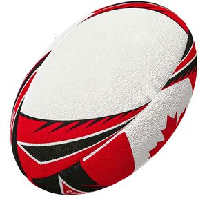 Nuevo balón de rugby profesional de tamaño oficial para partidos y entrenamiento, con superficie de agarre duradera, logotipo personalizado y balón de práctica para equipos. - Product Image 2