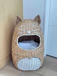 Wholesale Eco-Friendly Rustic Seagrass Kids & Pet Toy <b>Storage</b> <b>Basket</b> with Lid Customized Size Vietnam - Product Image 6
