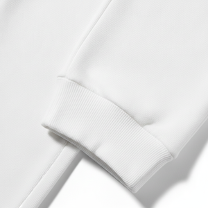 PRO ENTERPRISES Men's <b>White</b> Cotton High Waist Elastic Waist Vintage Quick Dry Casual <b>Joggers</b> with Pockets Autumn Wear - Product Image 2