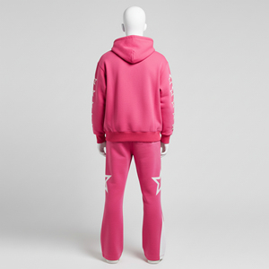 Conjunto de Sudadera con Capucha y Pantalones Deportivos de Algodón 100% Pesado con Logotipo Personalizado DTG 2026, Cierre con Cordón, Venta al Por Mayor - Product Image 4
