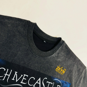 T-shirt noir pour homme ZEYN INDUSTRY, impression photo Archme Castle Exordium, manches courtes, col rond, jersey décontracté en coton, coupe classique - Product Image 6