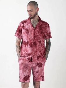 Wholesale Beach <b>Swim</b> Set Men High Quality Best Selling Reasonable Price Beach <b>Shirt</b> Shorts Custom Men's Shorts Set - Product Image 1