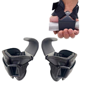 Crochets de musculation en néoprène, nouveau design, avec logo personnalisé, faible MOQ, pour entraînement fitness et support de force athlétique, vente en gros - Product Image 1