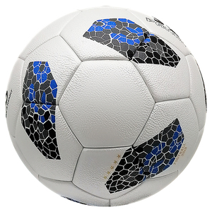 Balón de Ejercicio Inflable de PU, Balón de Fútbol Blanco con Patrones Azules, Rojos y Amarillos, para Uso en Todas las Estaciones - Product Image 5