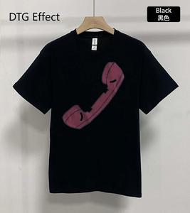 เสื้อยืดคอตตอน 100% แบบยูนิเซ็กซ์ พิมพ์ลายโลโก้ดิจิทัลตามสั่ง ลายตัวอักษร ทรงปกติ สวมใส่สบาย - Product Image 2