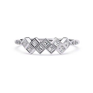 Anillo de Compromiso con Diamante Cultivado en Laboratorio, Certificado IGI, Corte Brillante, Chapado en Oro, con Pavé, para Mujer, de Lujo, de Loista Jewels - Product Image 1
