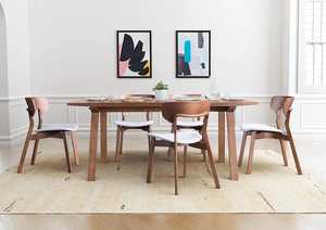 Modern Solid Wood <b>Dining</b> <b>Chair</b> Upholstered Seat Contemporary Wooden <b>Chair</b> for Restaurant Cafe Hotel Furniture - Product Image 6