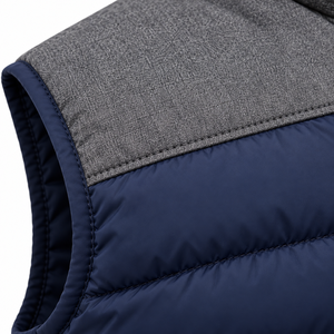 Chaleco Acolchado de Invierno para Hombre, Cuello Alto, Sin Mangas, Transpirable, de Secado Rápido, Ecológico, Cortavientos, con Cierre - Product Image 4