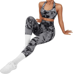 Soutien-gorge de sport sans couture pour femme, grande taille, maintien élevé, respirant, léger, extensible dans quatre directions, bretelles asymétriques, polyester/nylon - Product Image 2