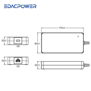 42V 84W 2A MAX. Chargeur de batterie lithium-ion série EC1168XA Pour l'utilisation des équipements énergétiques - Product Image 2